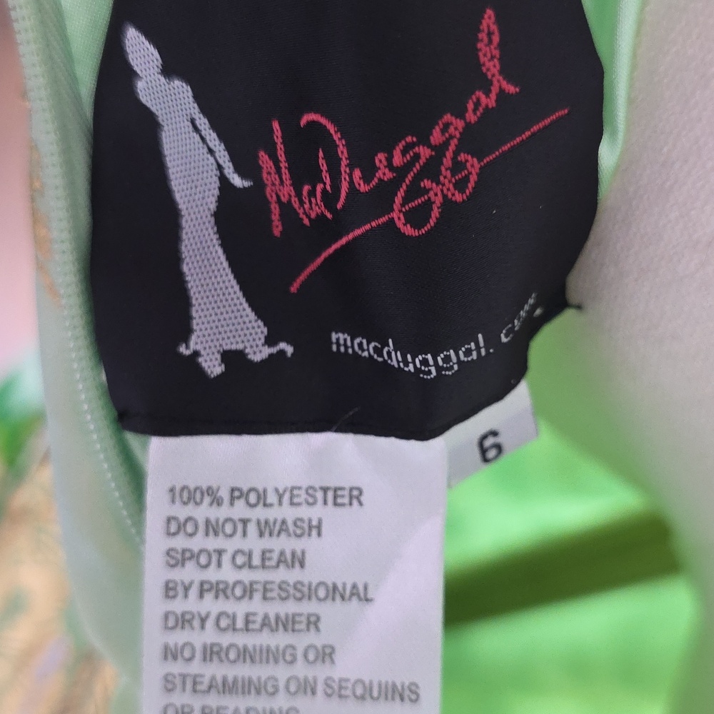 VINTG 2000 MAC DUGGAL GOWN - Picture 10 of 11